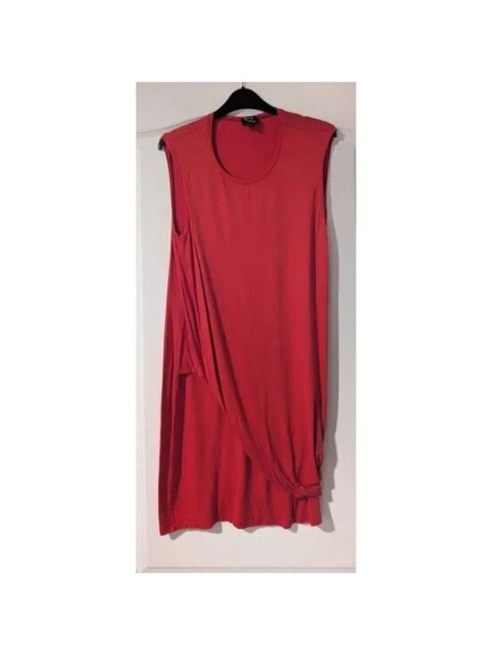 McQ by Alexander McQueen Dresses & Skirts - Mcq Alexander Mcqueen | Twisted Drape Dress in Terracotta Orange